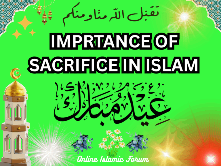 Importance of Sacrifice in Islam