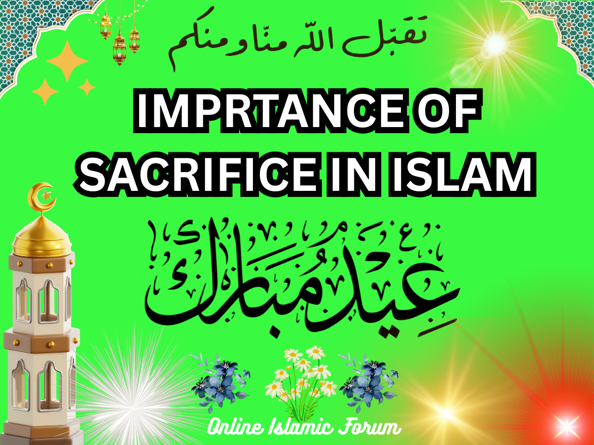 Importance of Sacrifice in Islam