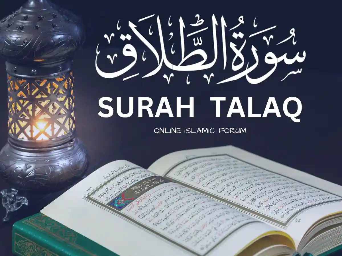 Read Surah Talaq English Translation