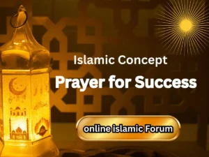 Concept about Prayer for Success