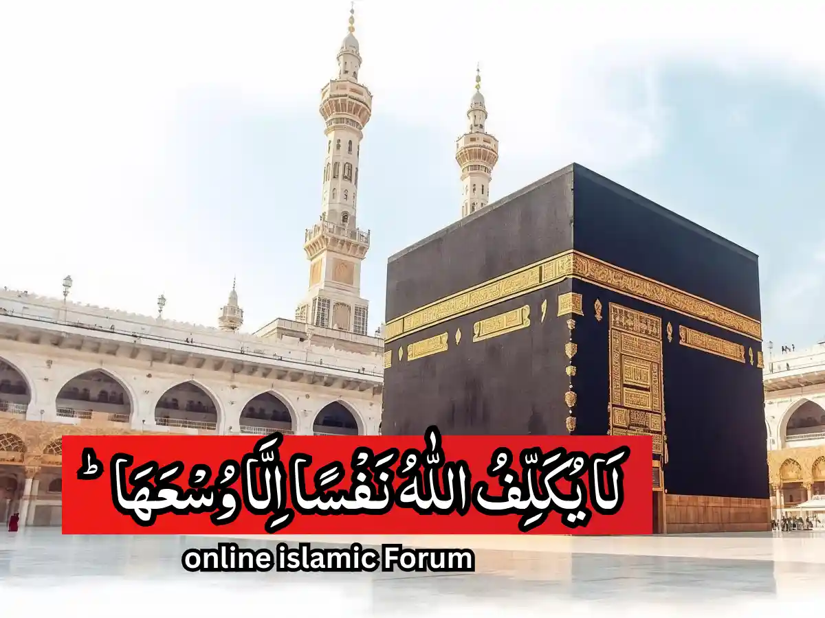 Allah Doesn't Burden A Soul Beyond That It Can Bear