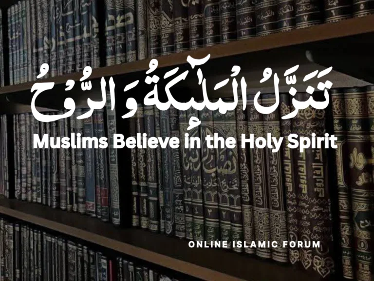 Do Muslims Believe in the Holy Spirit? Fiqh, Hadith, Islam, Islam-QA, Islamic Jurisprudence, Learn Islam, Quran, Sunnah
